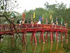 Hanoj, jezero Hoan Kiem - most Huc
